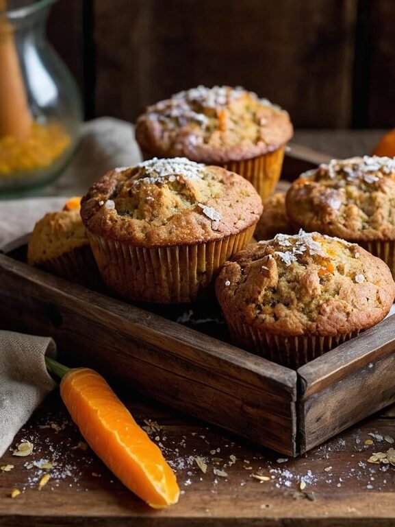 Muffins de Cenoura e Laranja